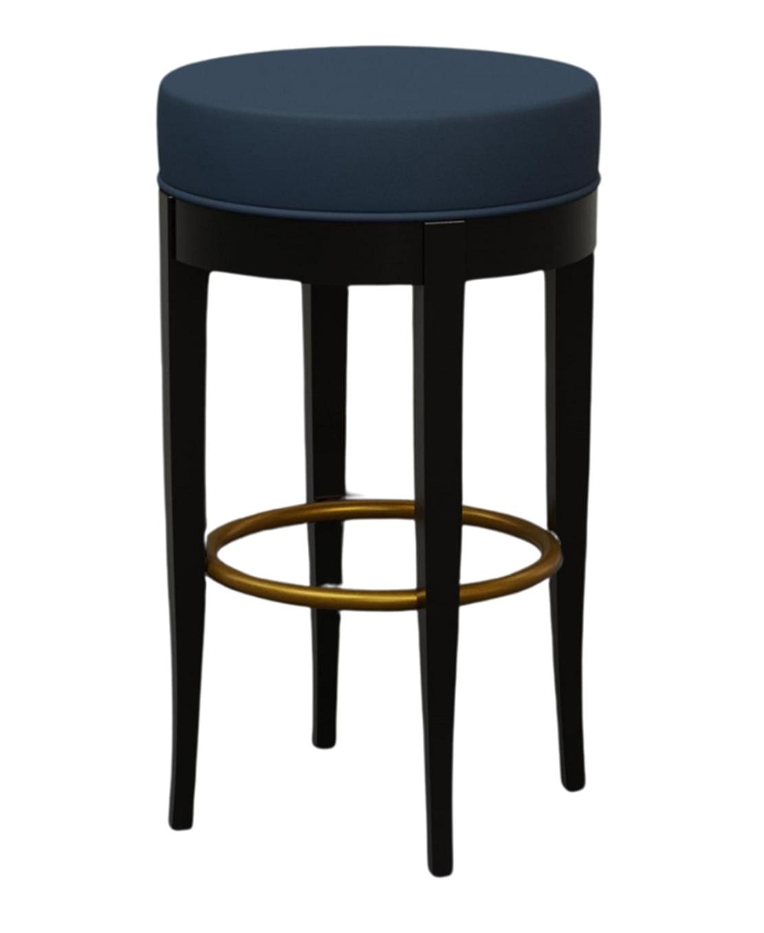 Blauwe barkruk