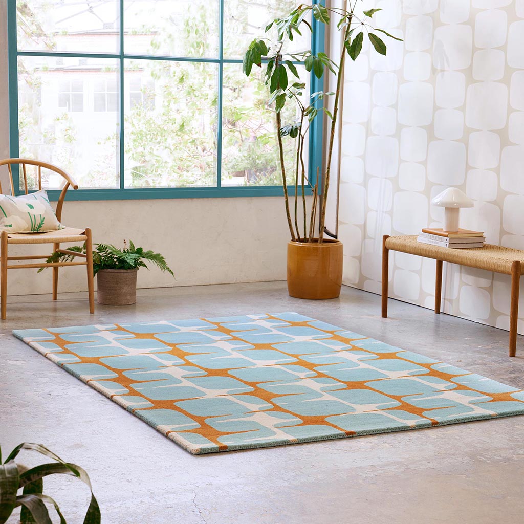 Tapis Going Lohko ciel | Taille: 200 × 280 cm