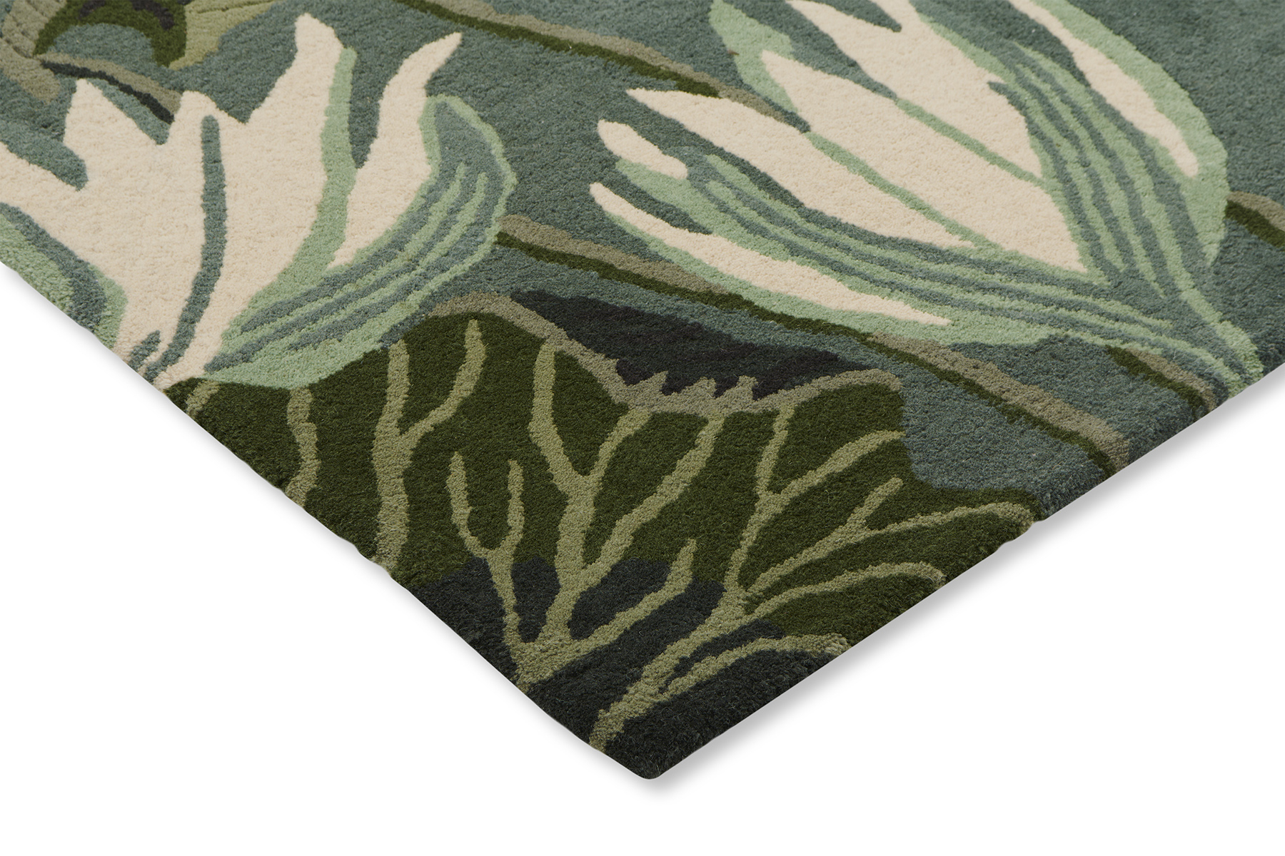 Tapis Waterlily étang de minuit | Taille: 250 × 350 cm