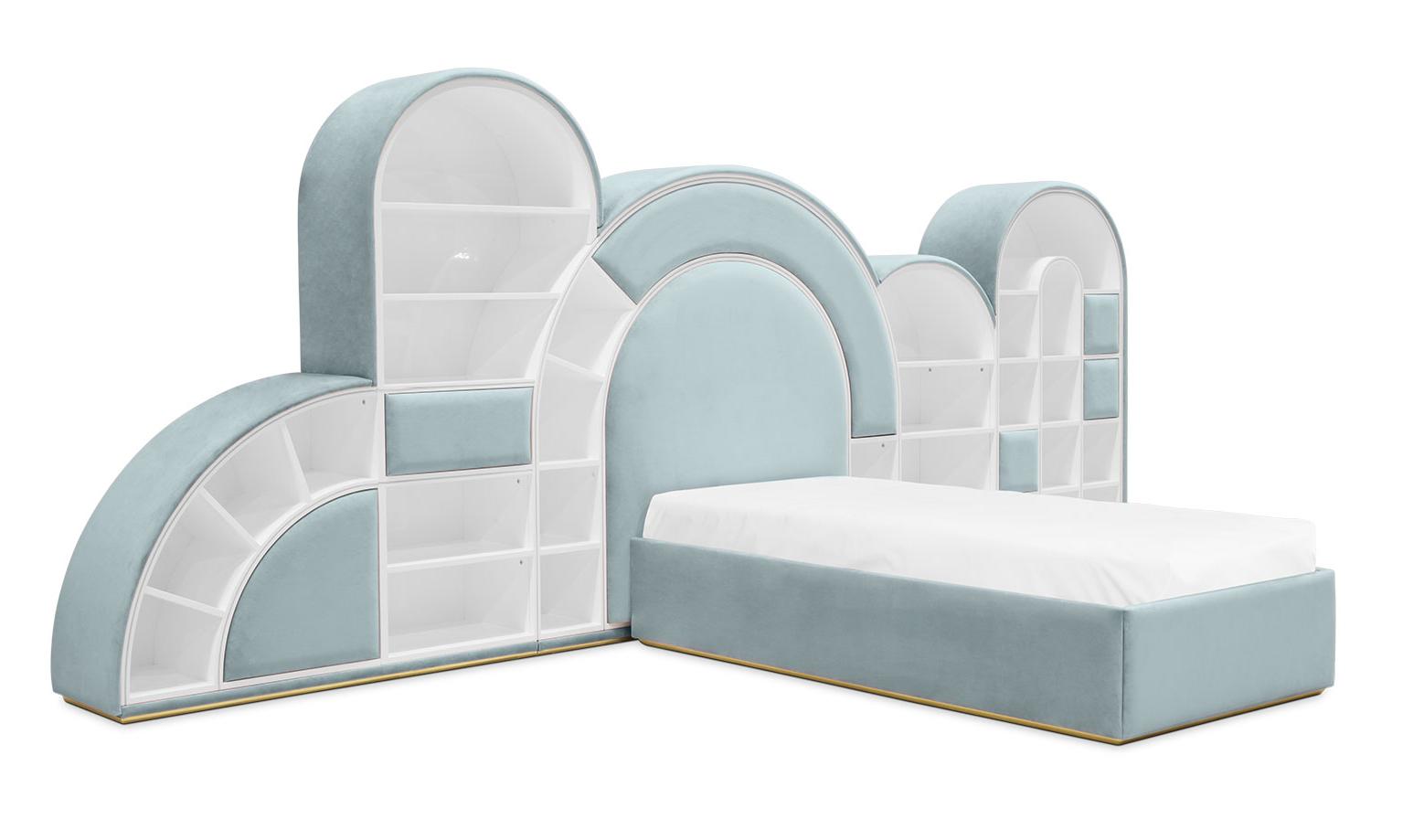 Lit Marshmallow bubble-gum bleu