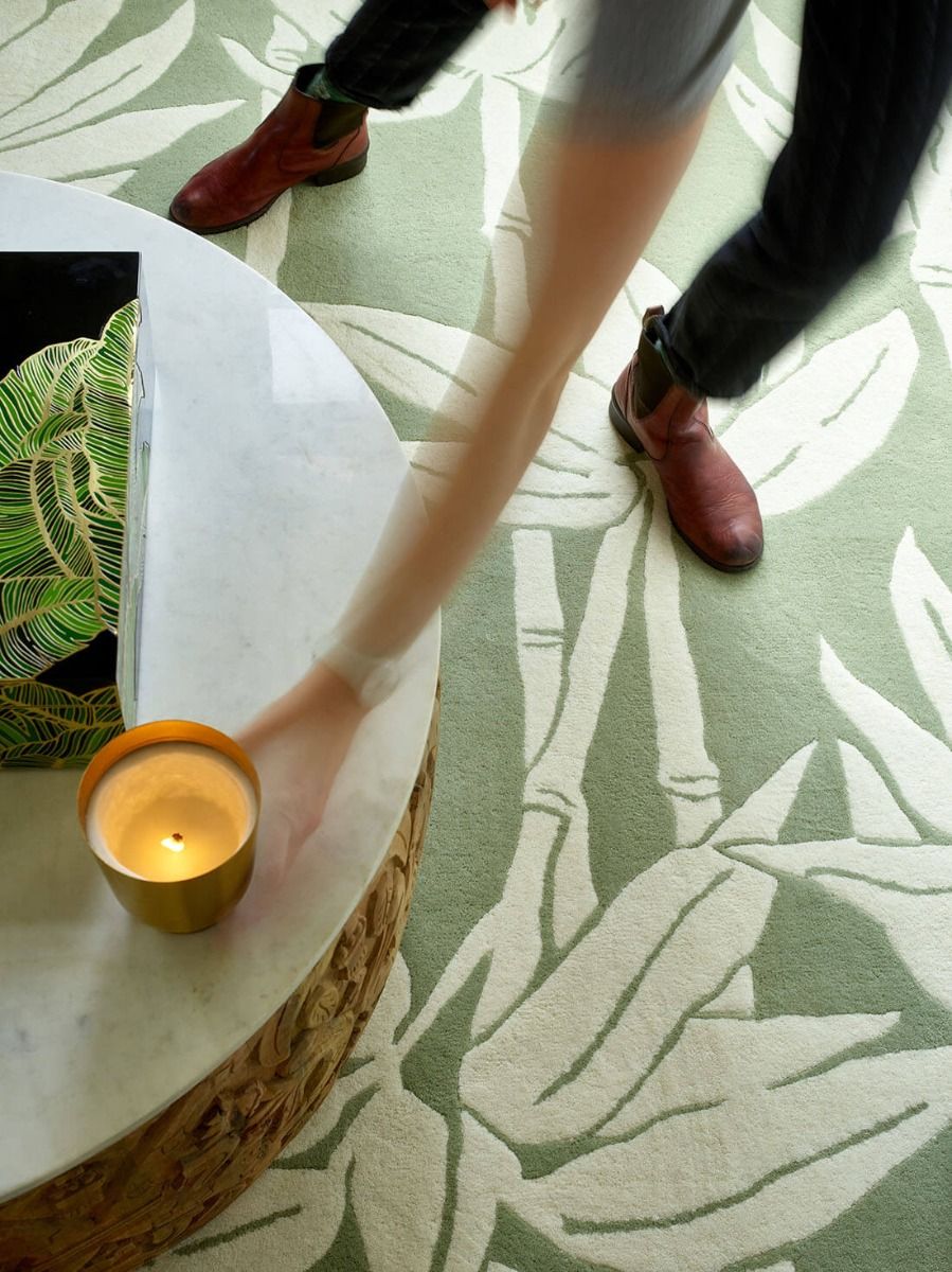 Japanese Bamboo jade tapijt | Maat: 120 × 180 cm