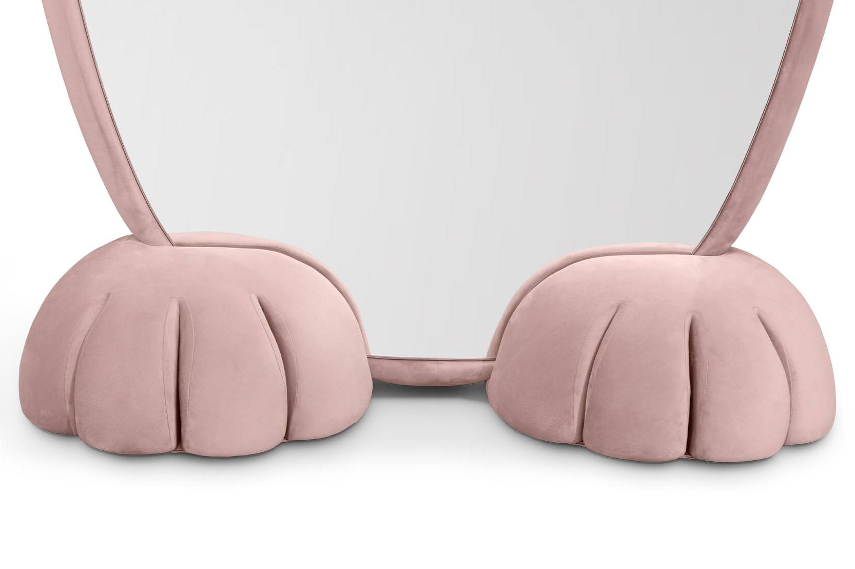 Miroir sur pied Lapin Wonderland