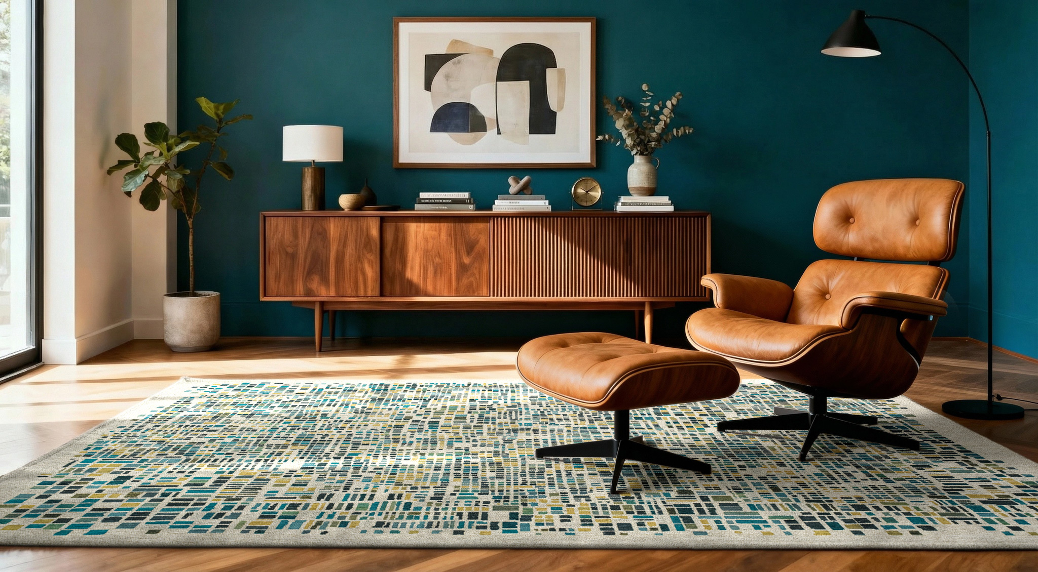Tapis Cubik Midnight | Taille: 280 × 390 cm