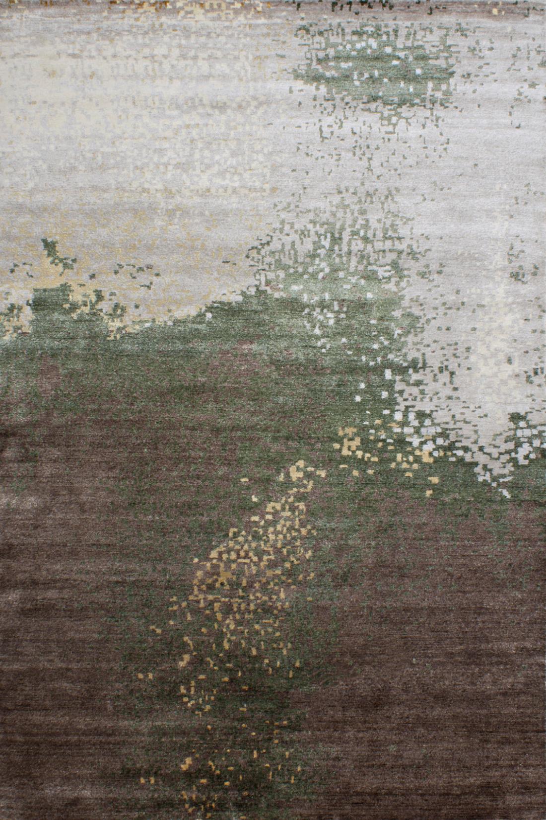 Tapis Écrin kaki | Taille: 250 × 350 cm