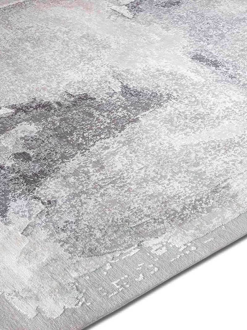 Tapis de luxe noué à la main Mono gris