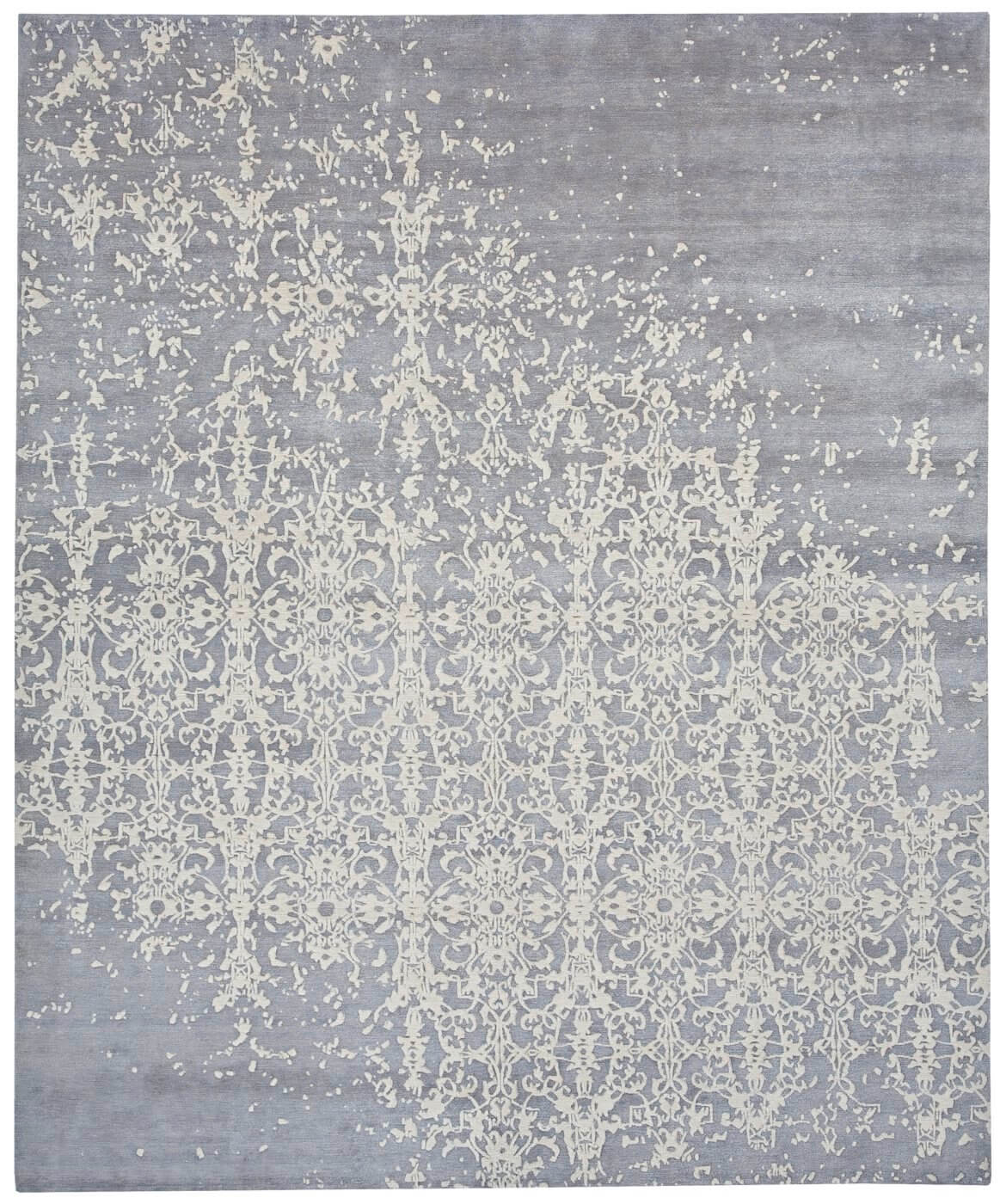 Milano Raved grijs wit tapijt | Maat: 500 × 600 cm