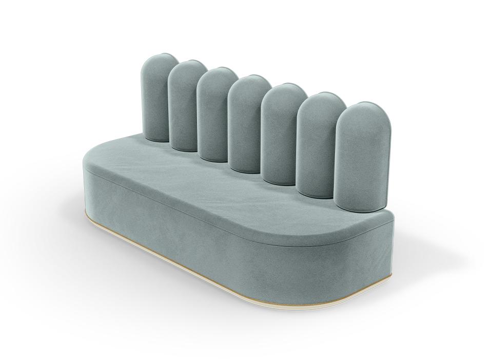 Pluizige wolk II knuffel bank