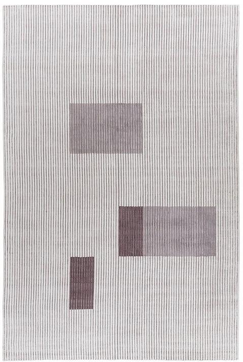 Hand-loom viscose Lines vloerkleed