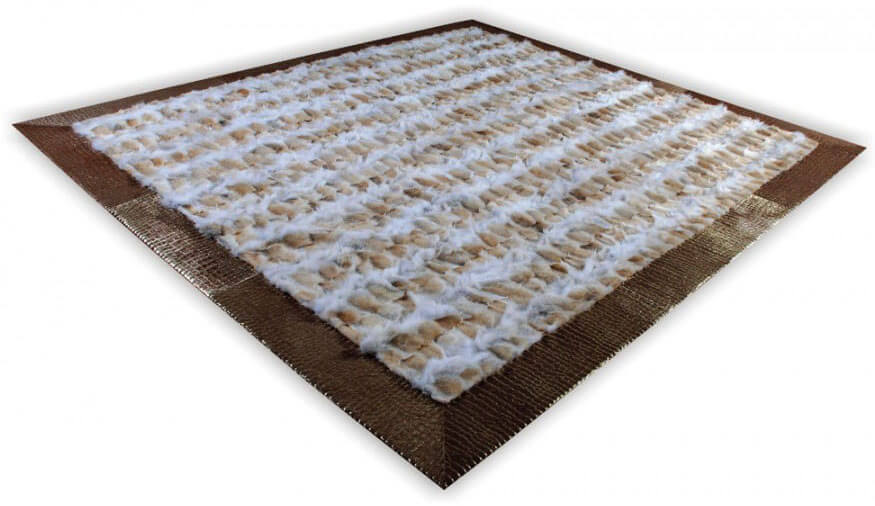 Tapis en fourrure Croco Wolf | Taille: 300 × 400 cm