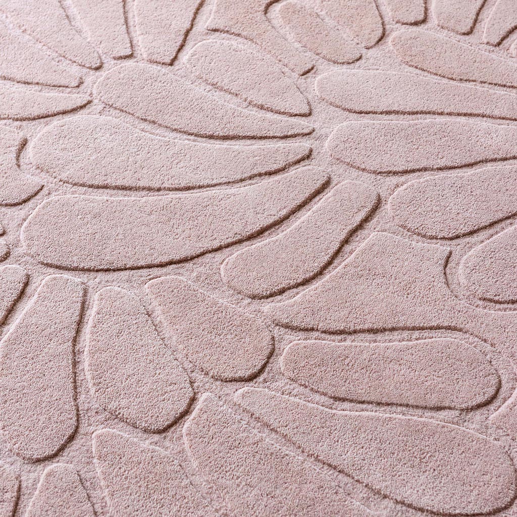 Tapis Coleby Petals rose craie | Taille: 170 × 240 cm
