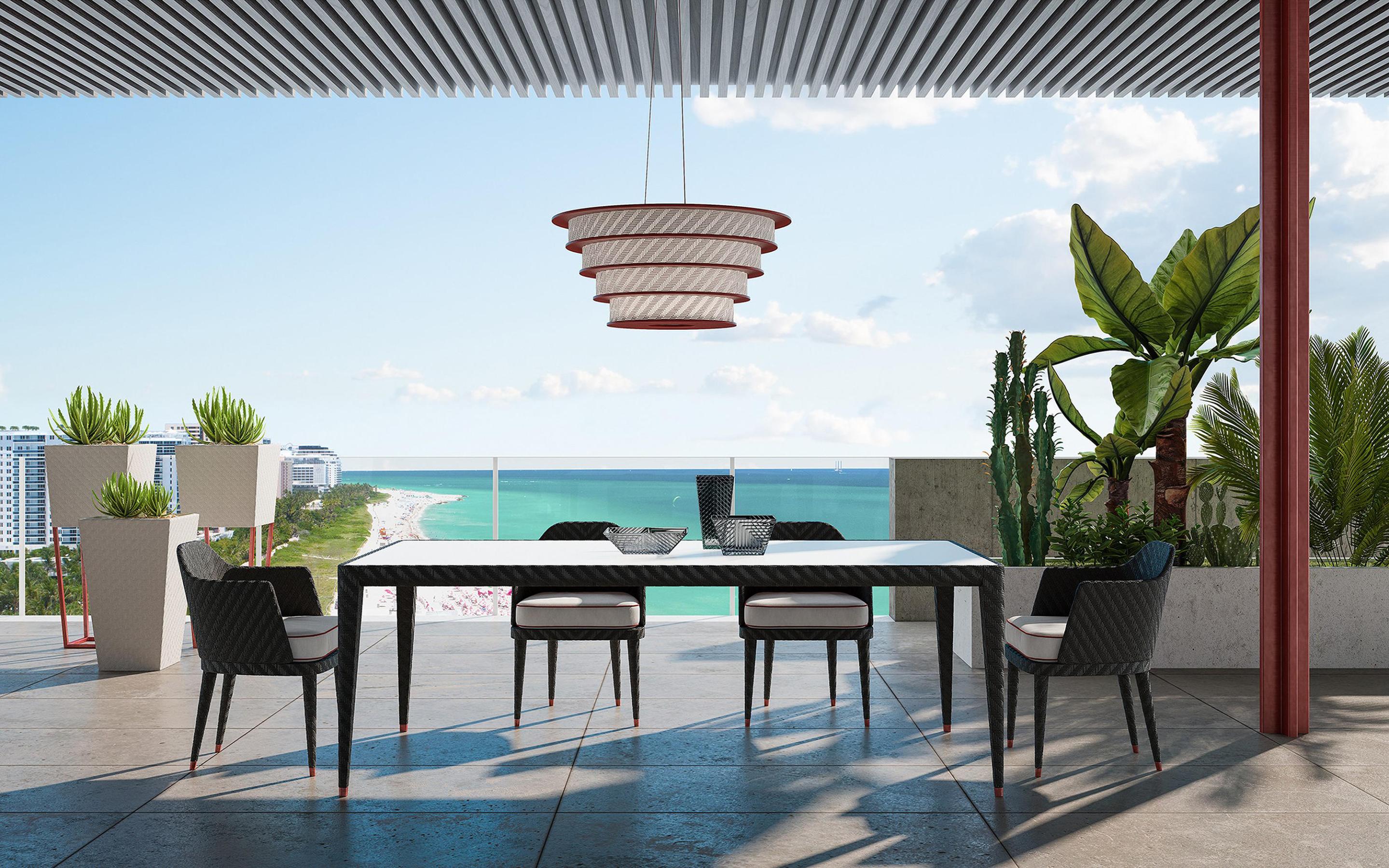 Petite suspension extérieure italienne