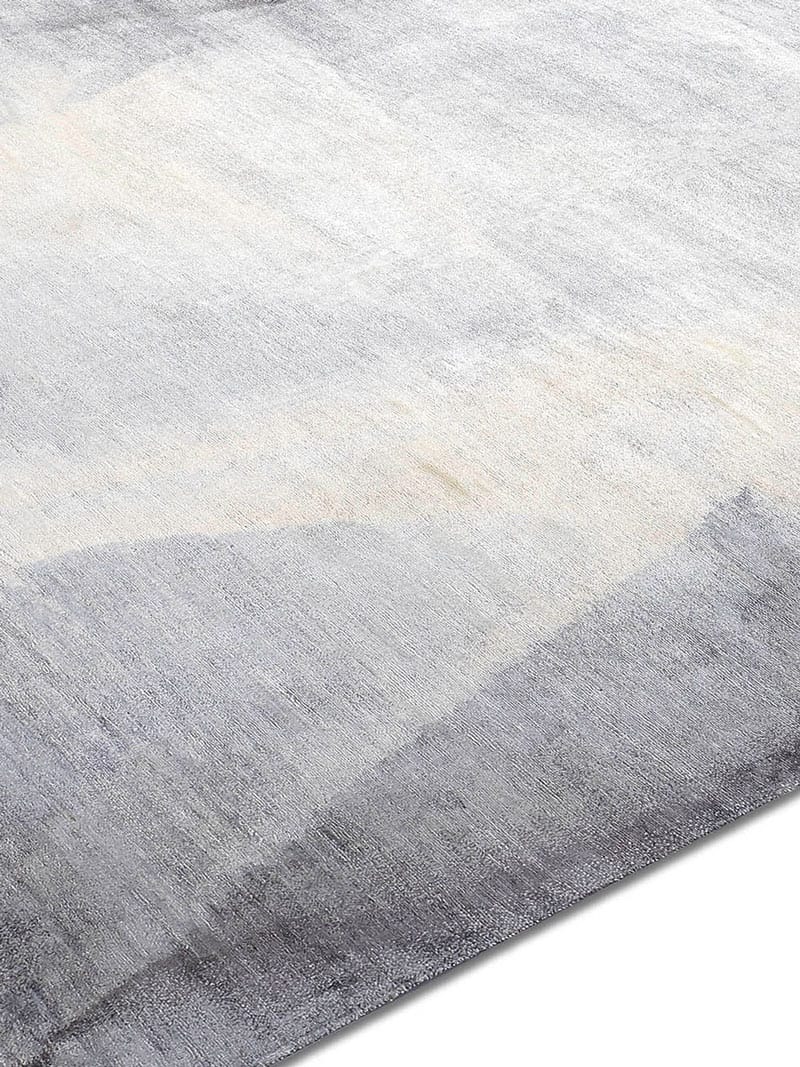 Tapis noué à la main Argent