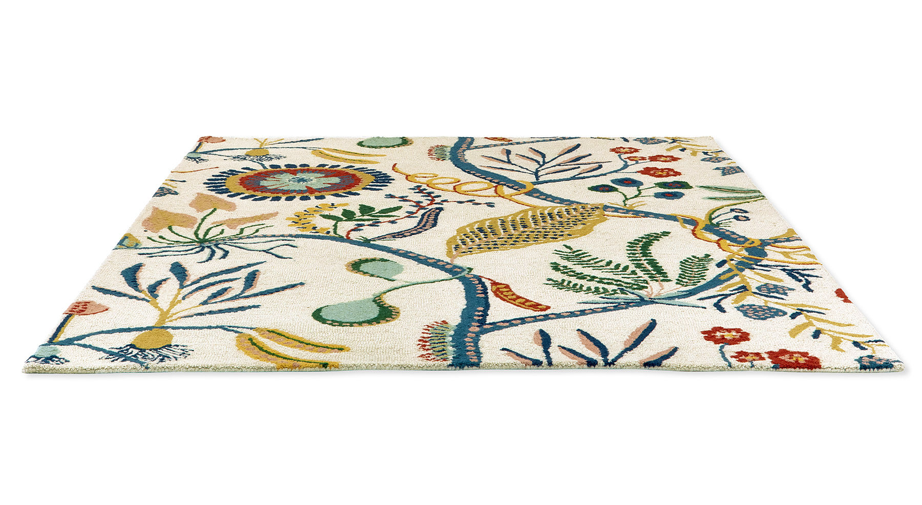 Tapis Jackfruit chai/sauge | Taille: 120 × 180 cm