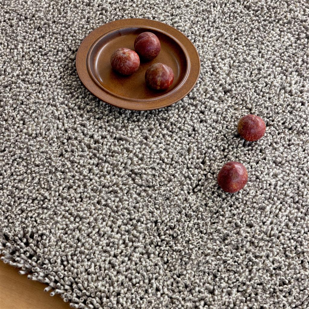 Tapis Origin High pierre nordique en feutre | Taille: 140 × 200 cm