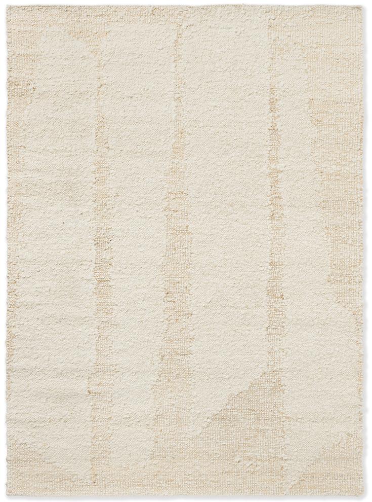 Craft Fundament wolwit tapijt | Maat: 200 × 280 cm