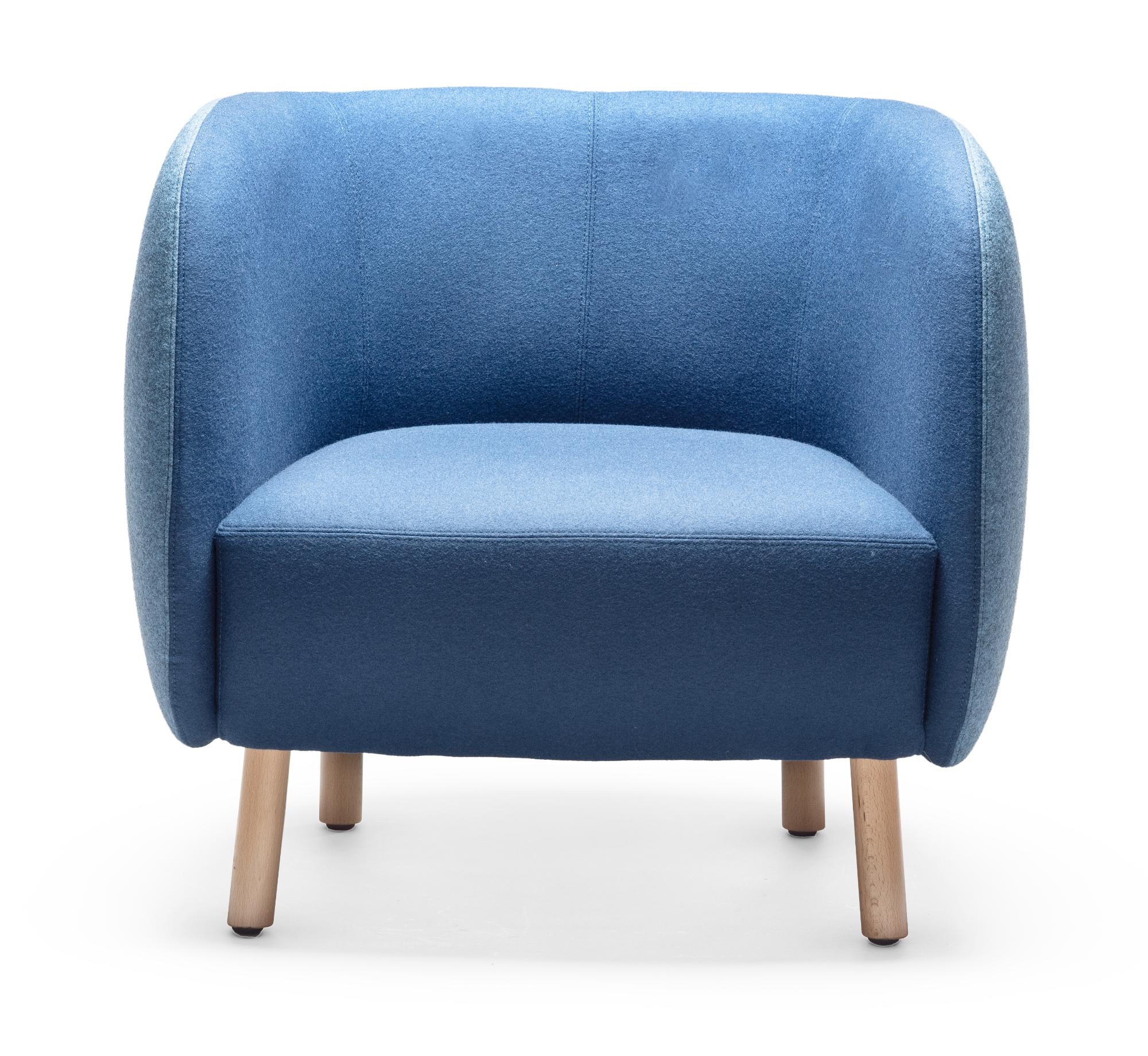 Fauteuil Mousse P Bleu