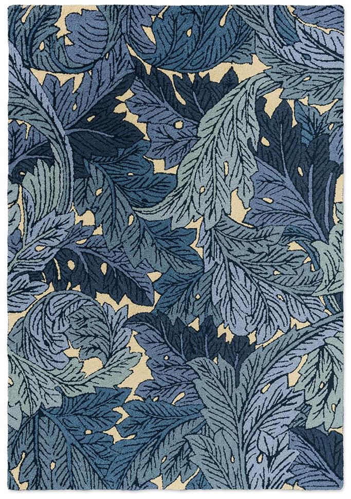 Acanthus indigo outdoor tapijt | Maat: 250 × 350 cm