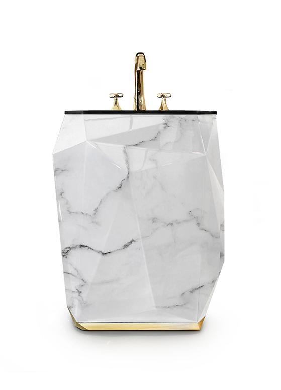 Lavabo Jewel en marbre artificiel
