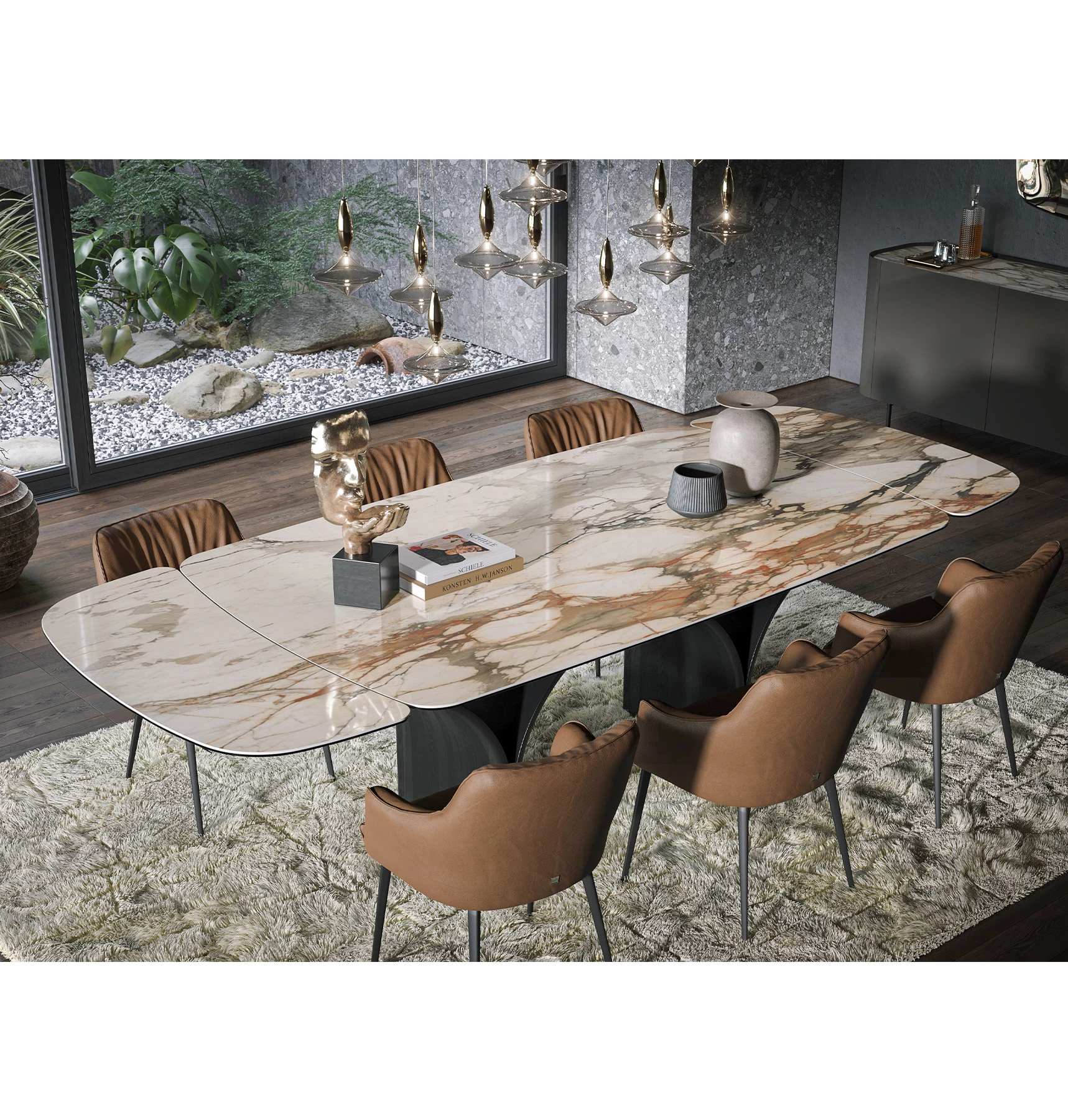 Table à manger extensible Arco
