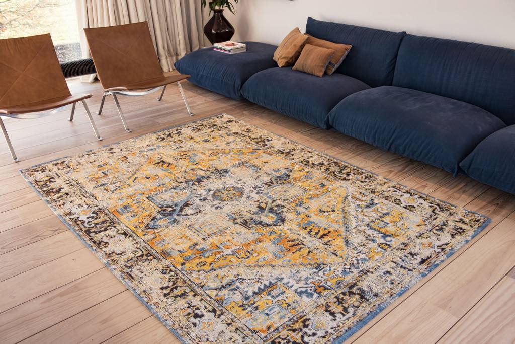 Amir goud tapijt | Maat: 280 × 390 cm