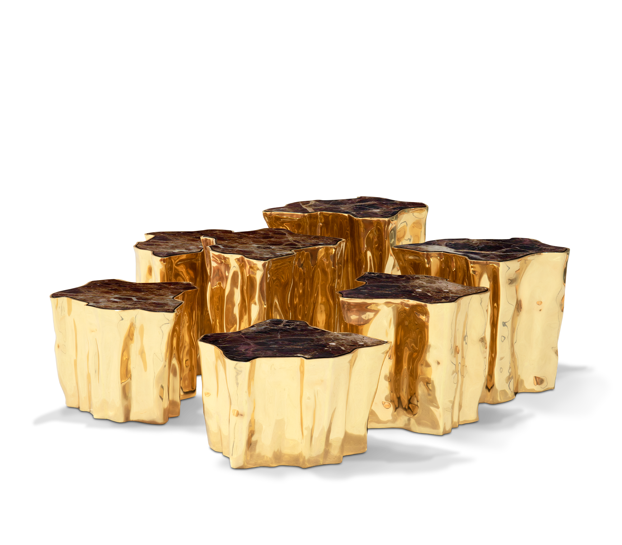 Table basse Paradise Series tons terre