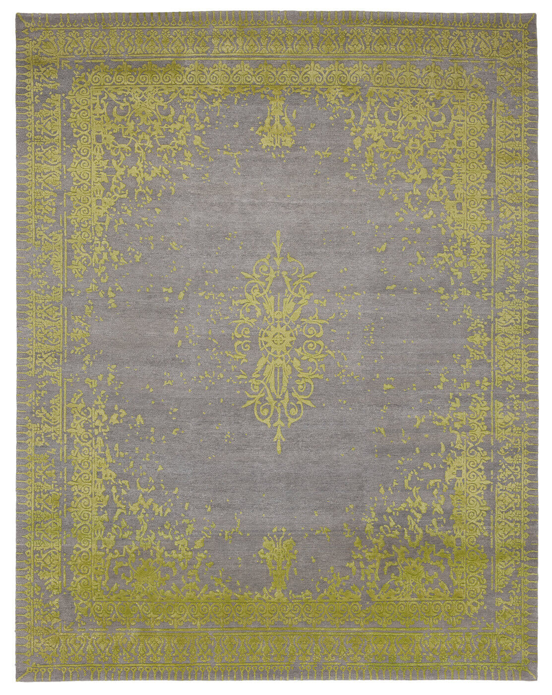 Ferrara Special Rocked grijs geel tapijt | Maat: 280 × 360 cm