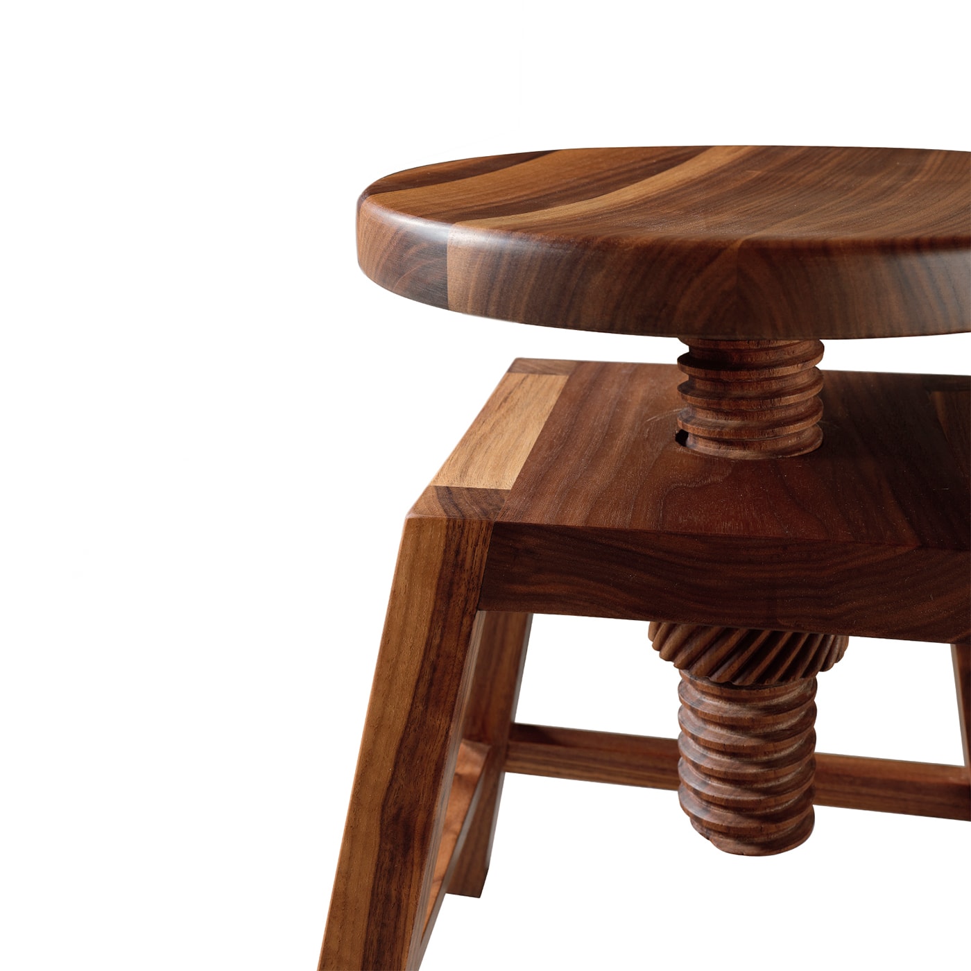 Tabouret Invito bas brun