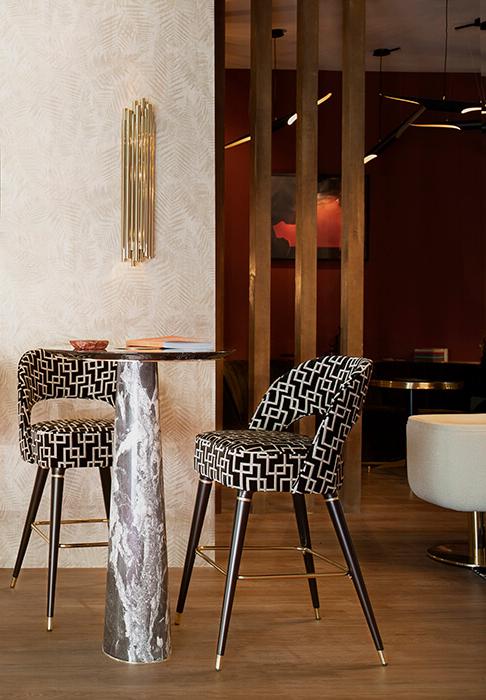 Table de bar Forge noire