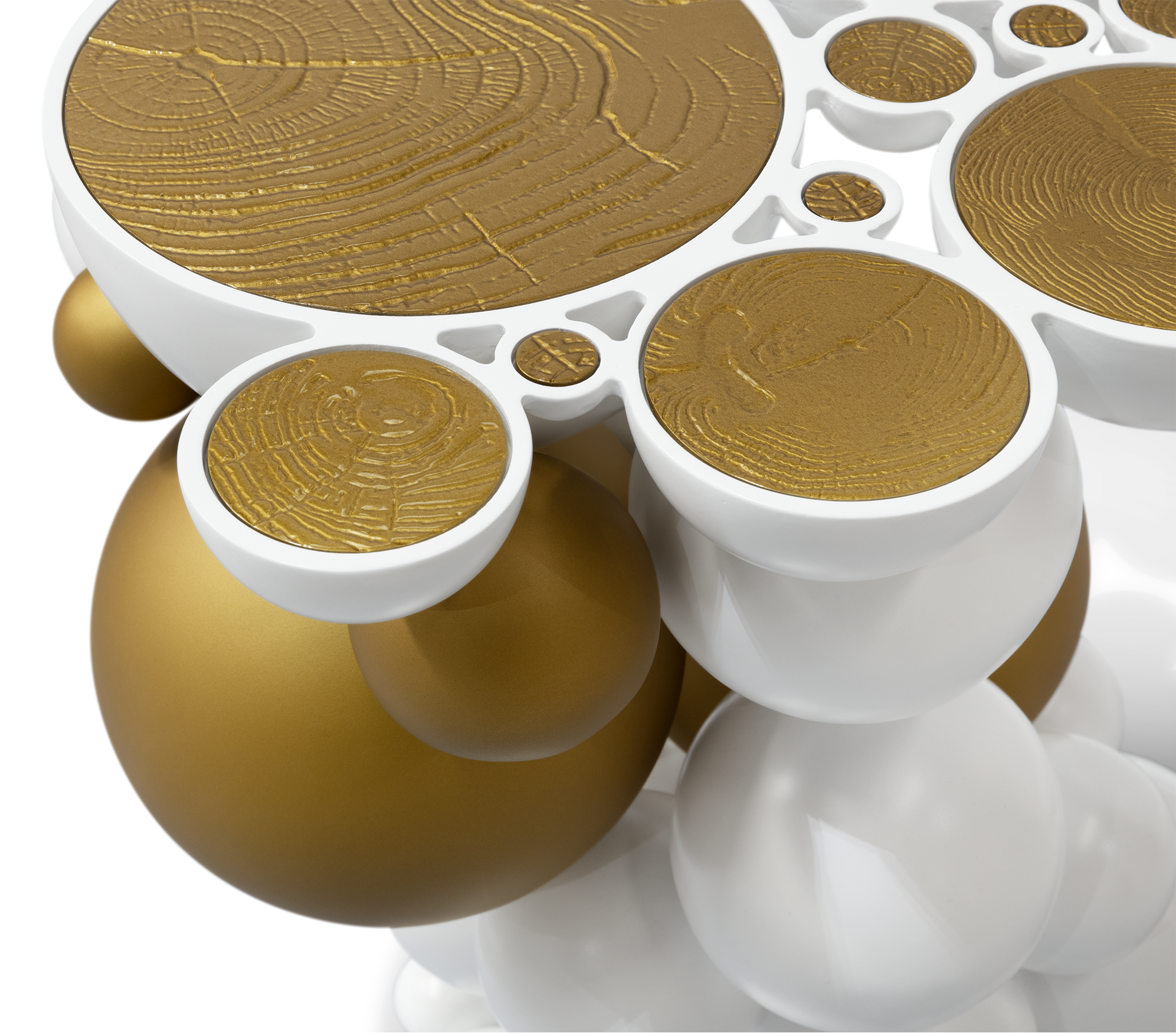 Orbit witte bijzettafel