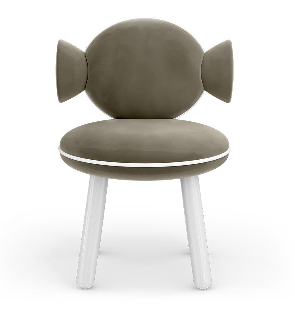 Petit pouf-chaise Lolly