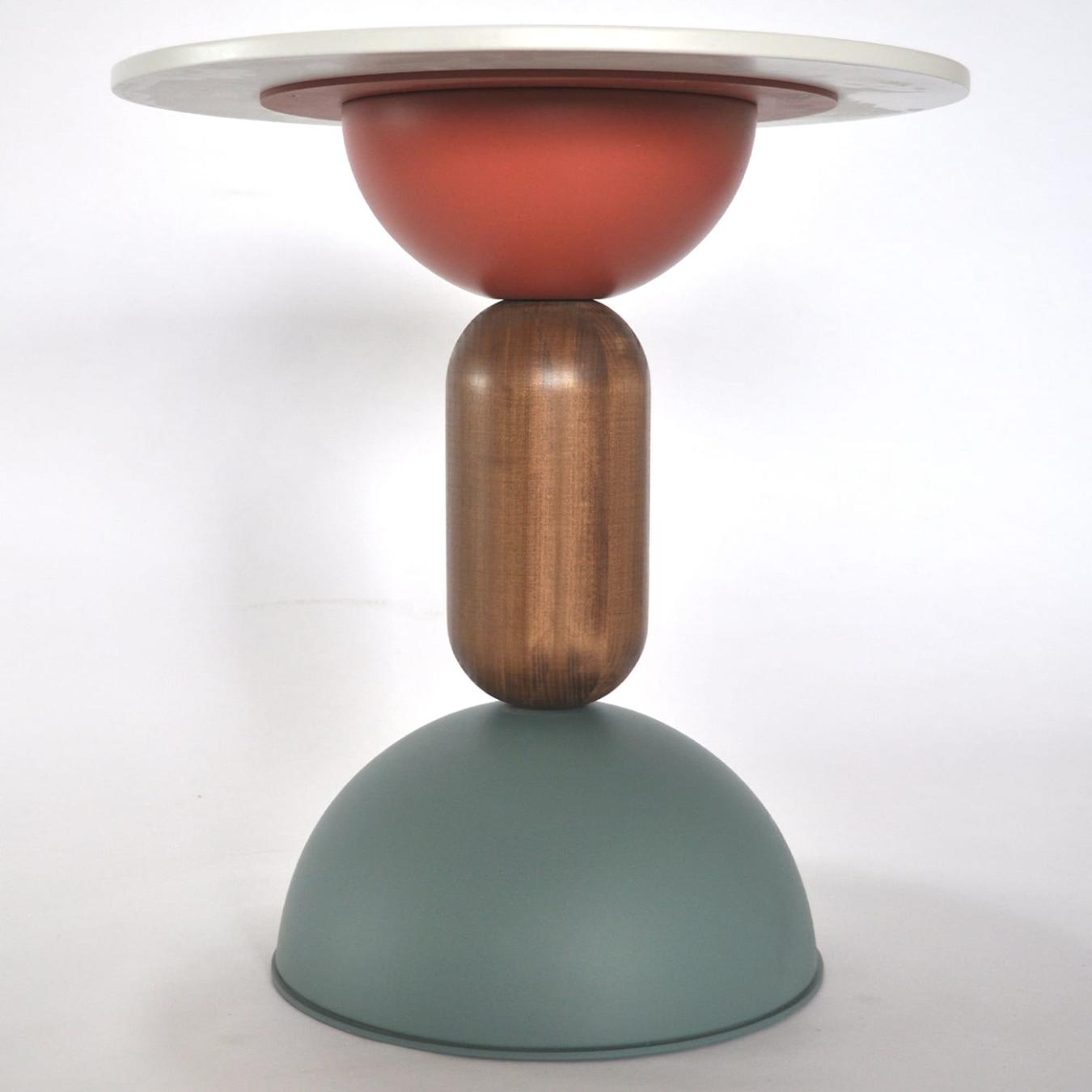 Ronde bijzettafel