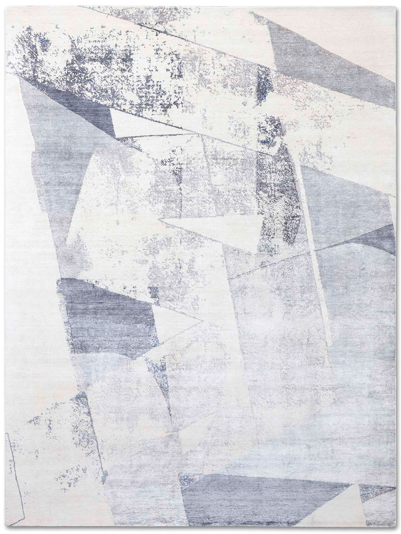 Tapis tissé main Original gris