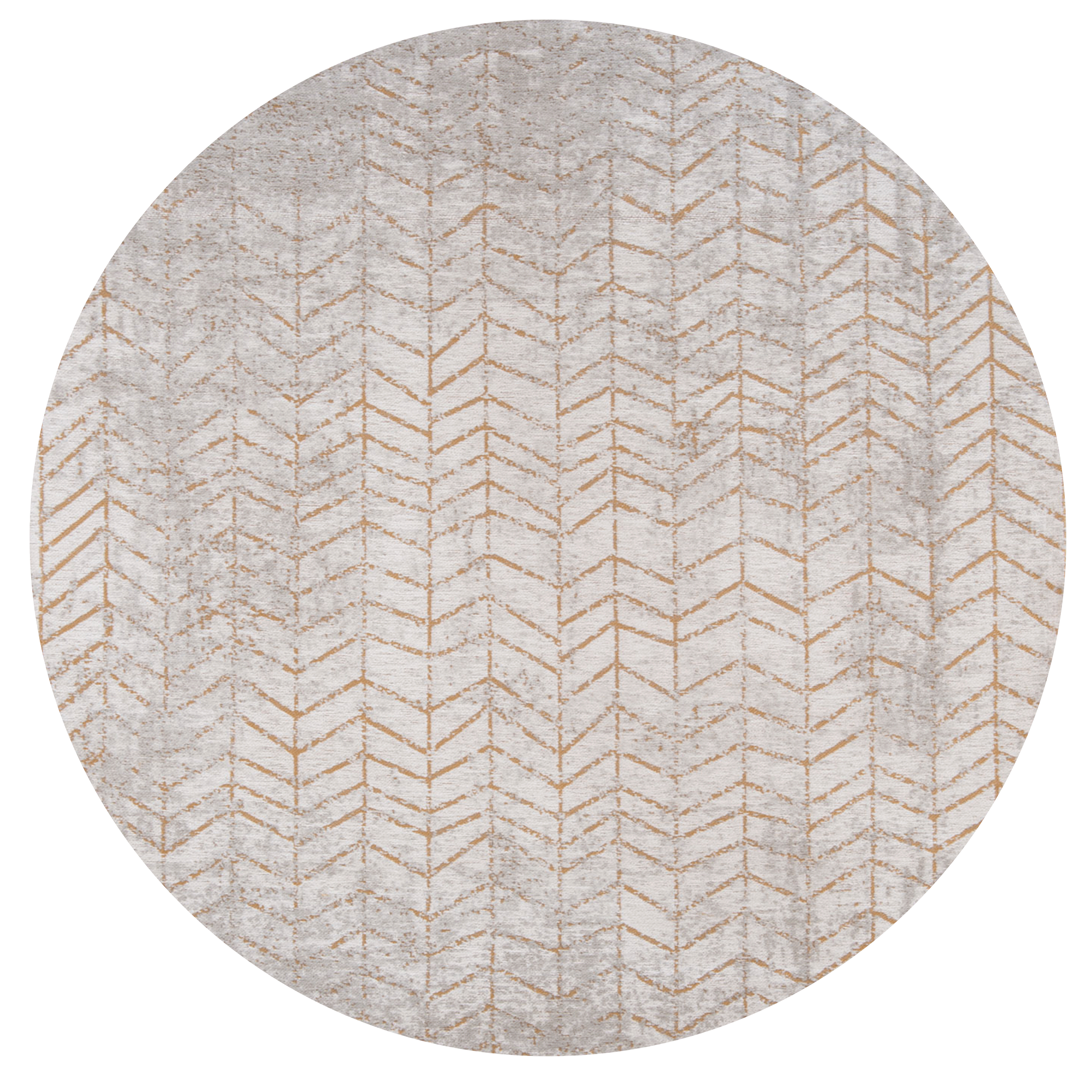 White Plains rond vloerkleed