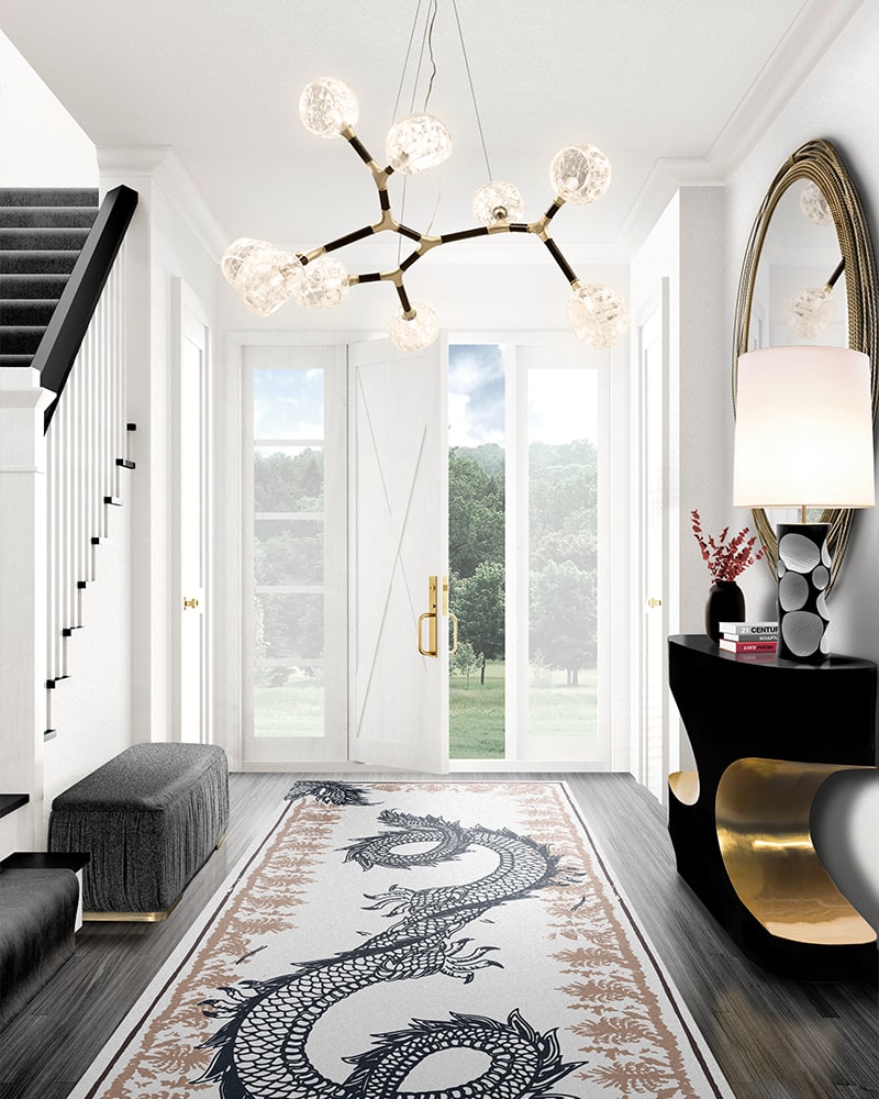 Multi-shade onregelmatig grote hanglamp - 2