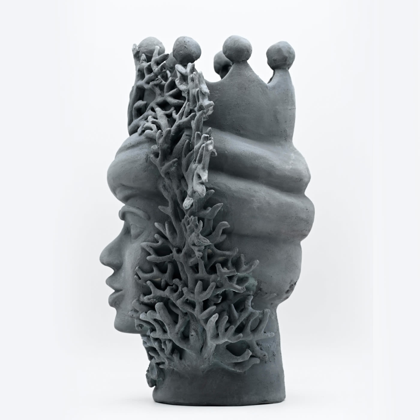 Moorkop koralen sculptuur