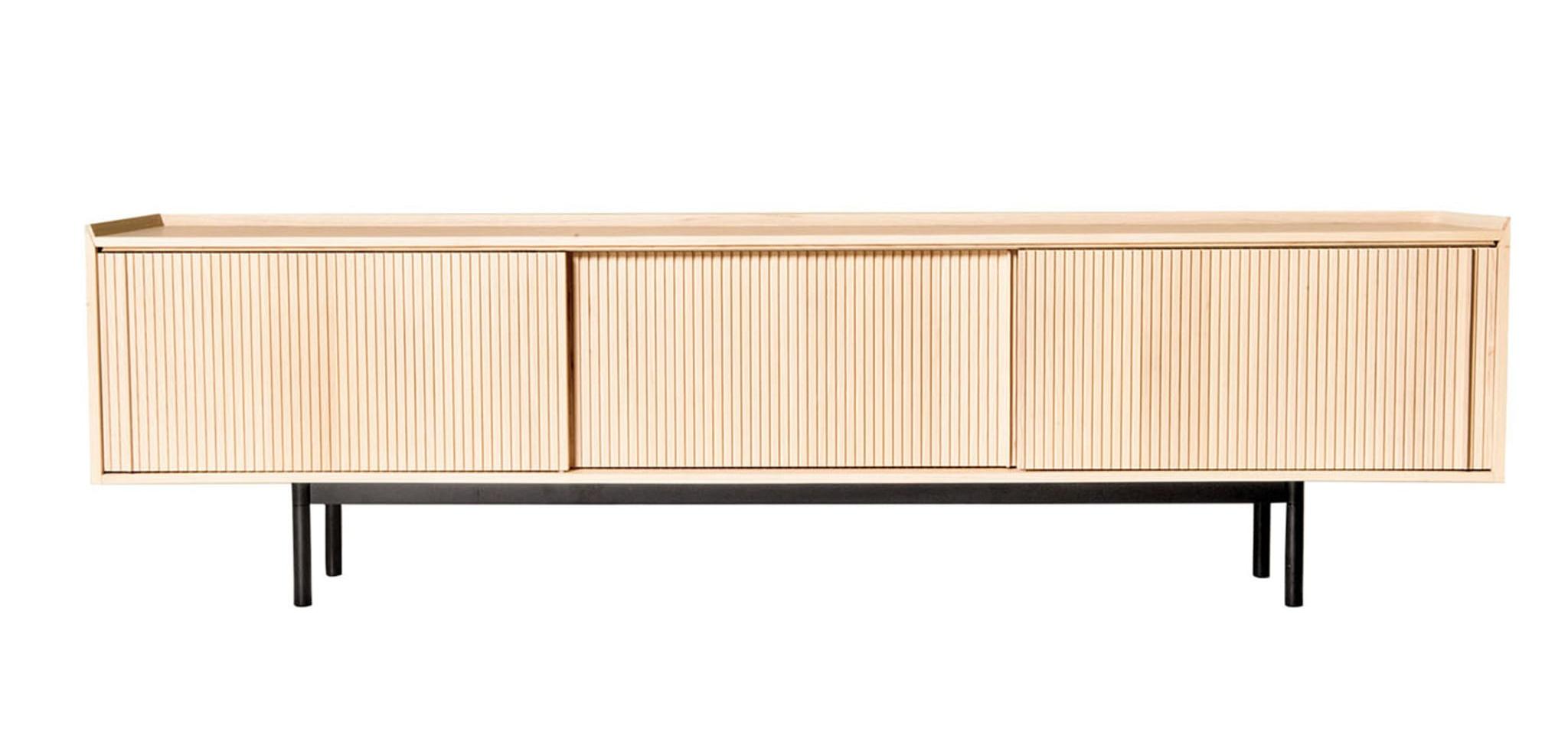 Buffet Sipario naturel 3 portes | Dimensions: Height 78 cm