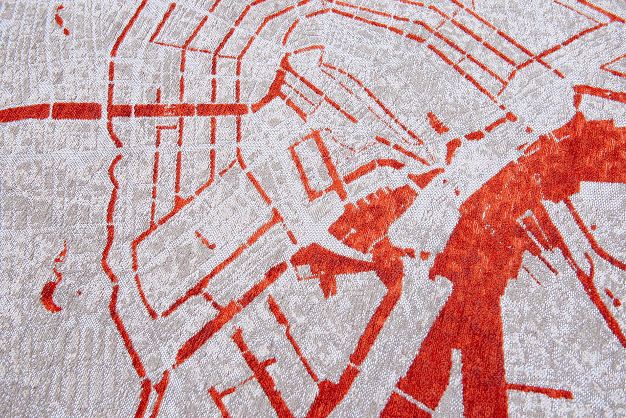 Space Trip rond tapijt | Maat: Ø 240 cm