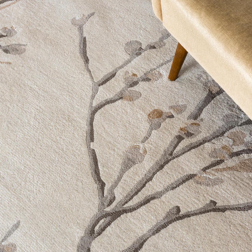 Pussy Willow duifgrijs tapijt | Maat: 140 × 200 cm