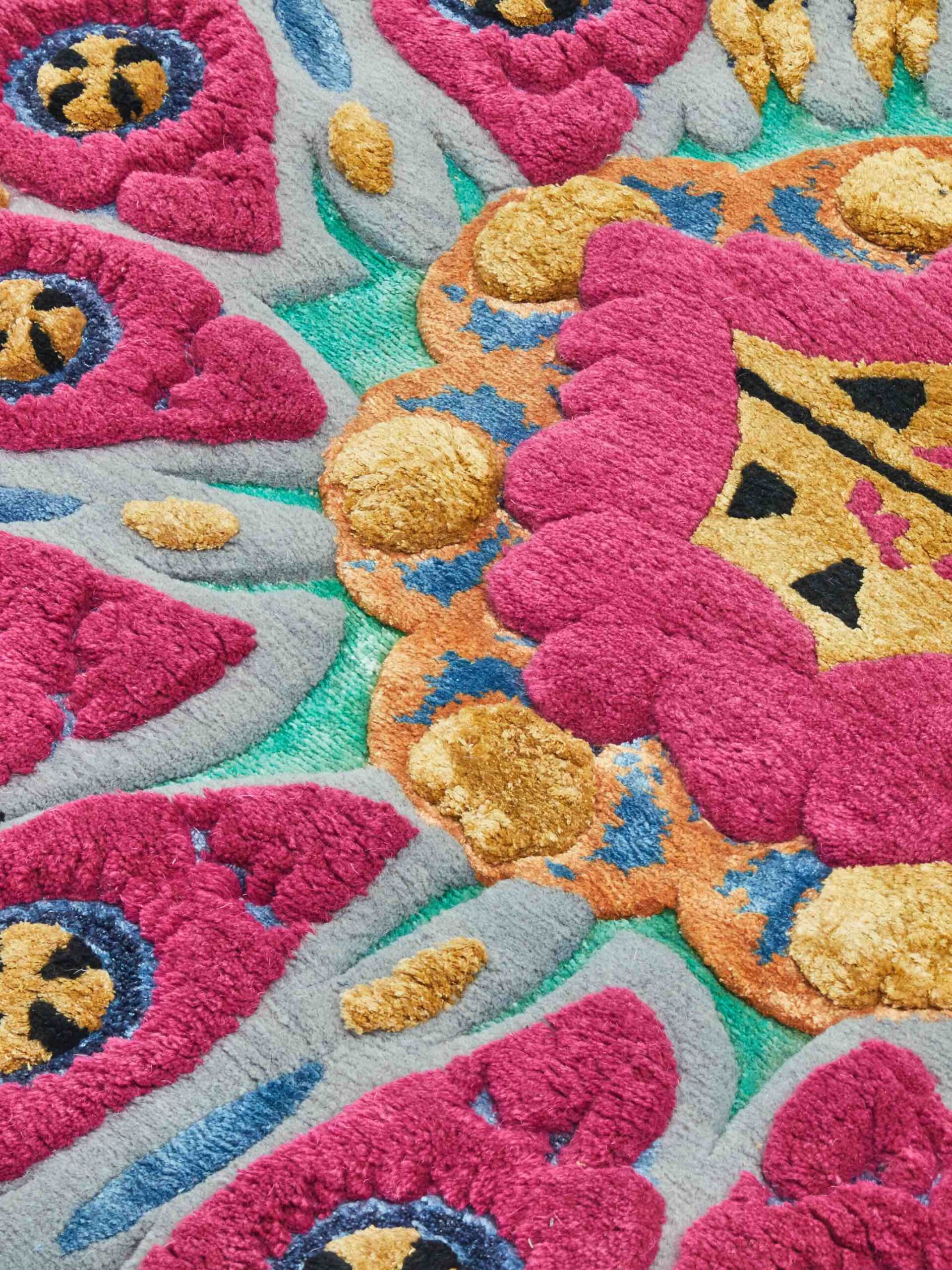Carnival rond luxe designer vloerkleed