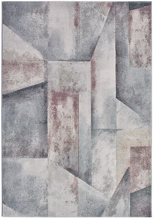 Tapis abstrait tissé à la machine | Taille: 120 × 170 cm