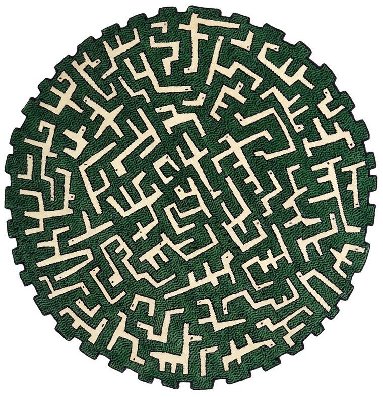 Tapis rond design Ciliophora