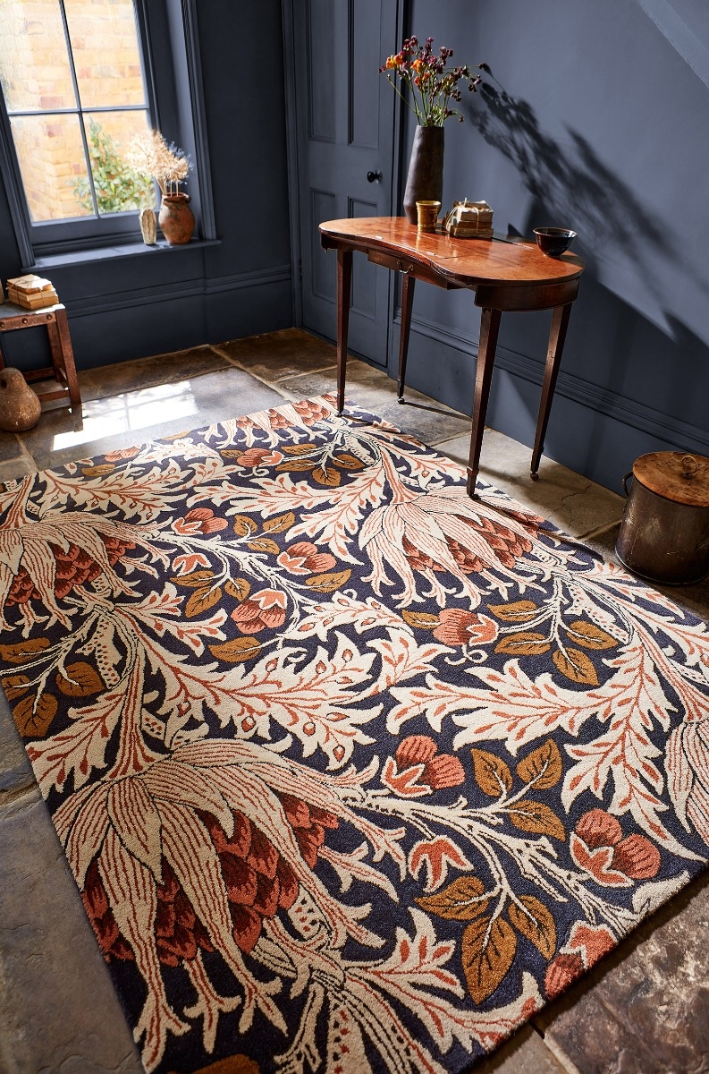Artichoke amber/houtskool tapijt | Maat: 140 × 200 cm