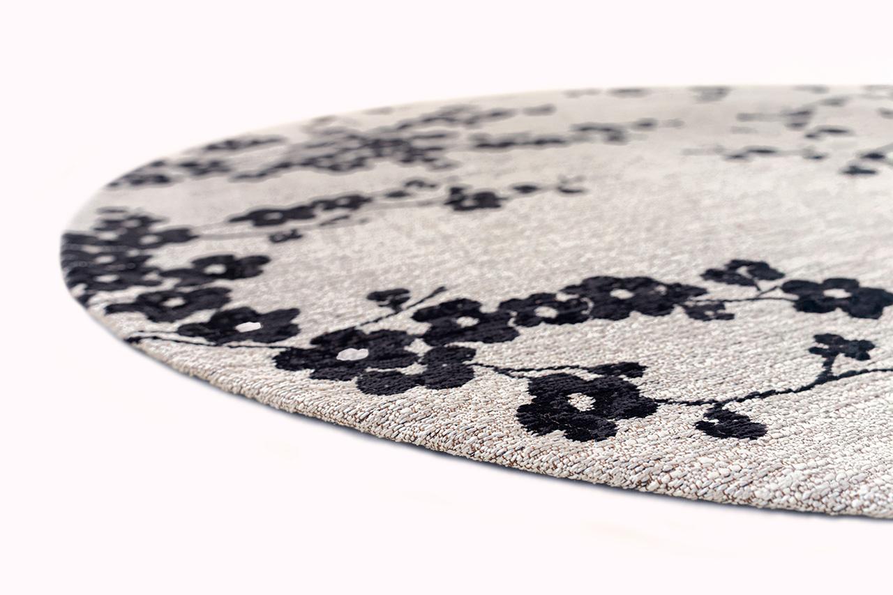 Tapis rond Petal Dew | Taille: Ø 240 cm