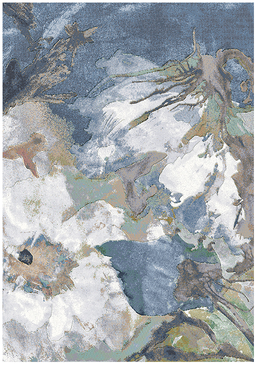Tapis Floral moderne | Taille: 160 × 230 cm