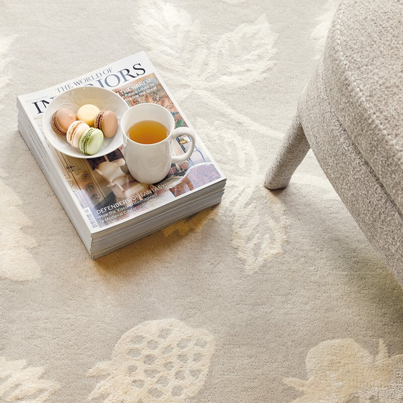 Tapis Wild Strawberry tonal