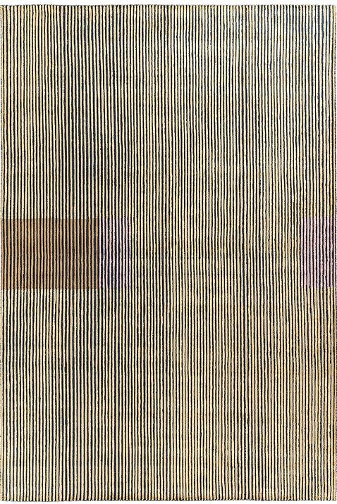 Hand-loom viscose Lines vloerkleed