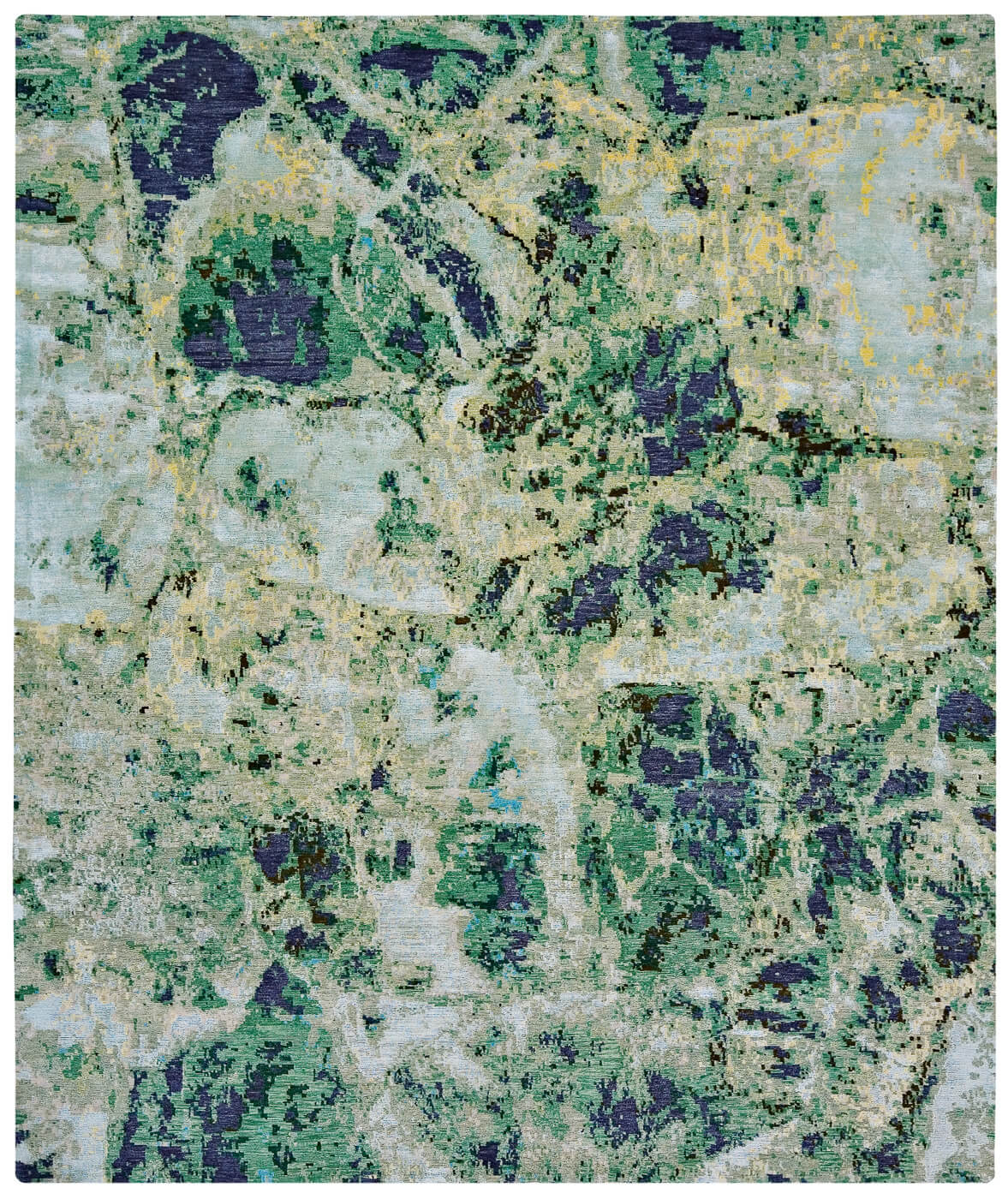Tapis Emerald vert | Taille: 200 × 300 cm