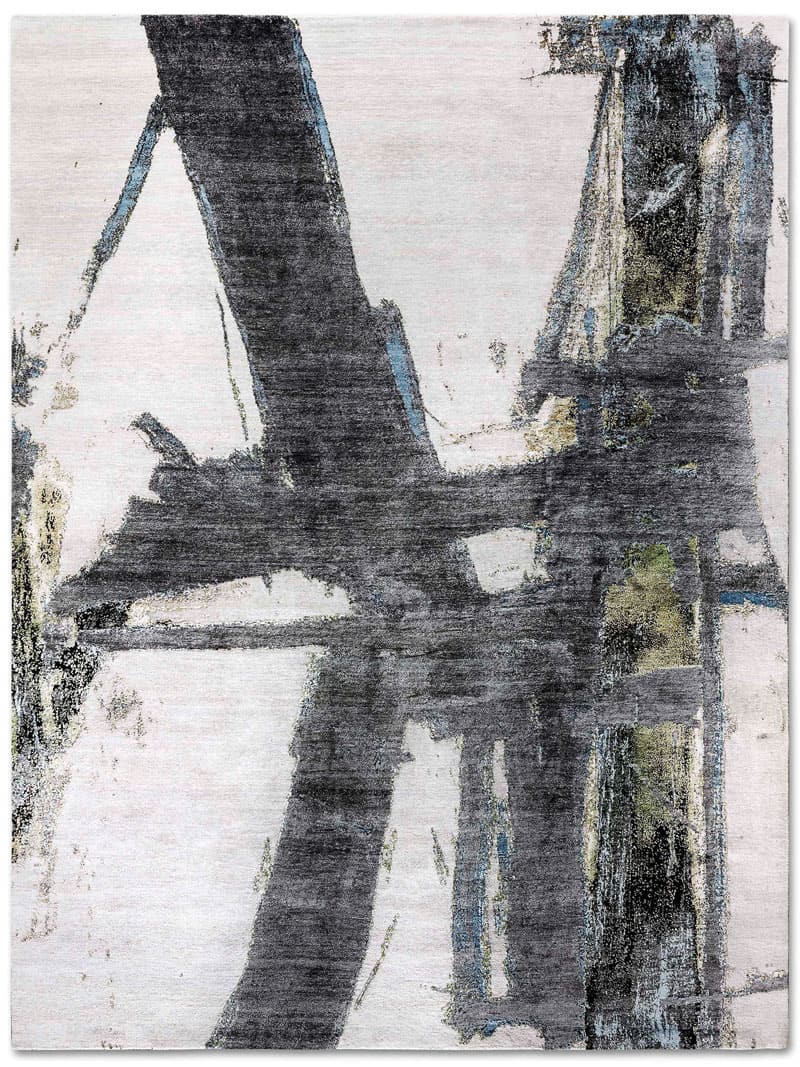 Green Rust handgeweven vloerkleed | Maat: 274 × 365 cm