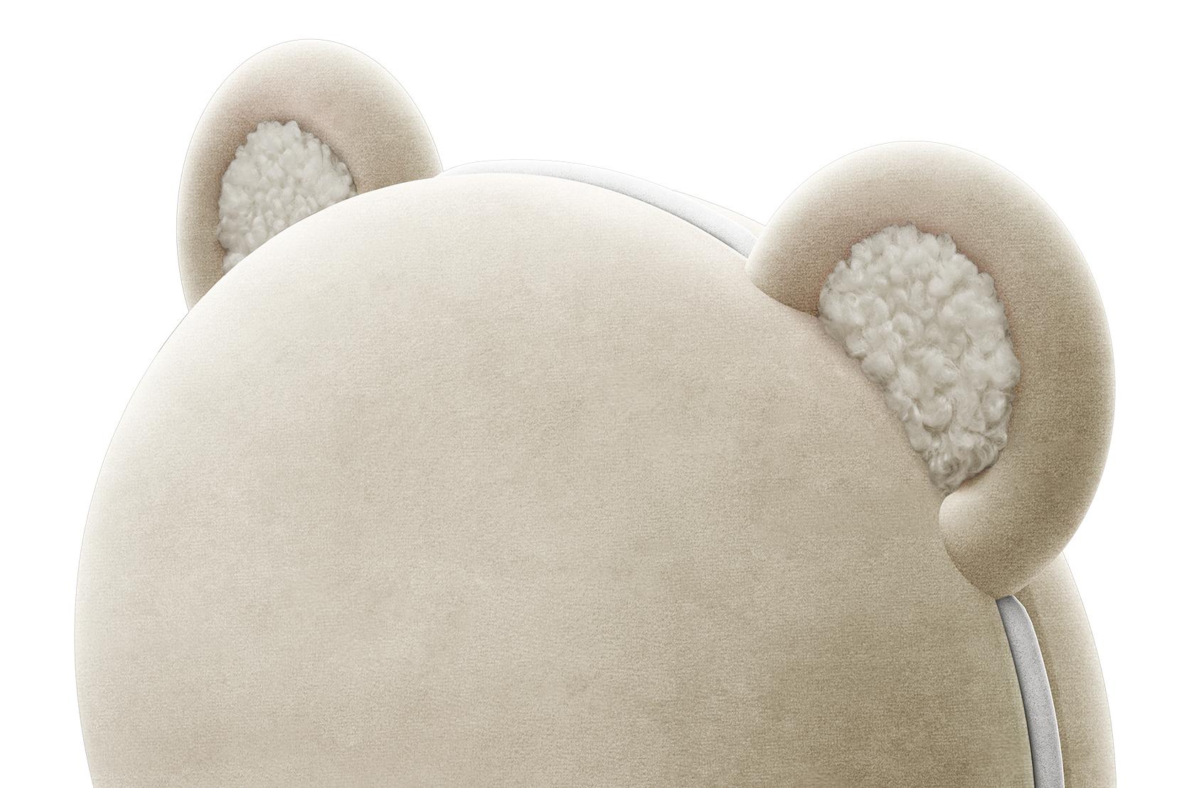 Chaise enfant Ours duveteux crème