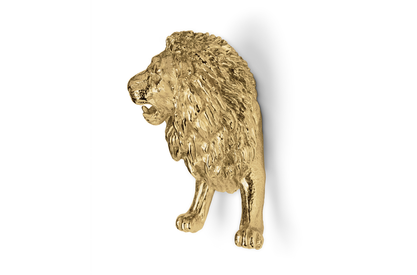 Poignée décorative Lion féroce